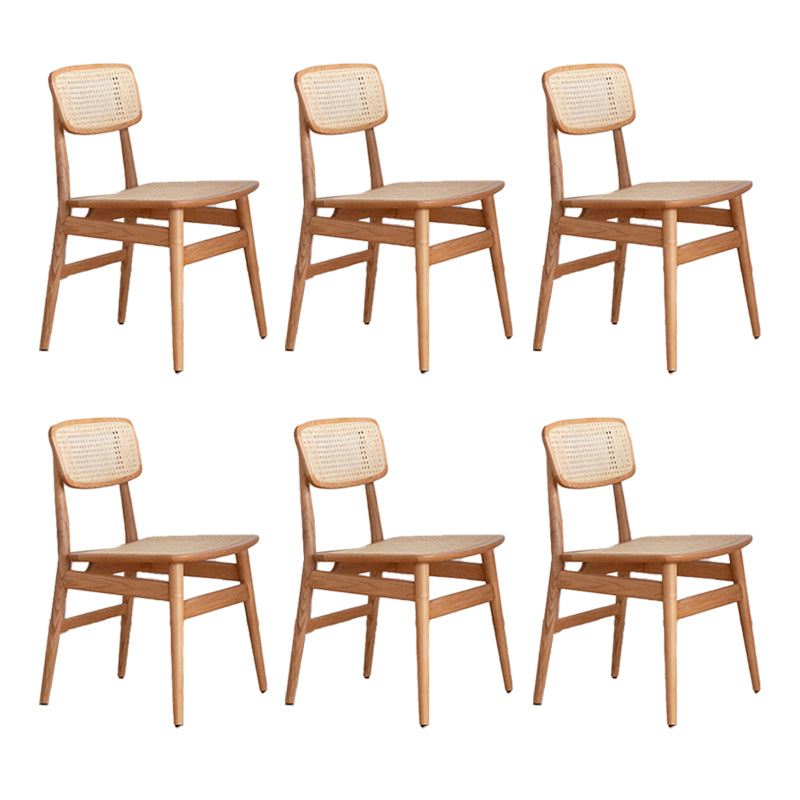 Modern Side Chair Solid Wood Armless Dining Chair for Home Use