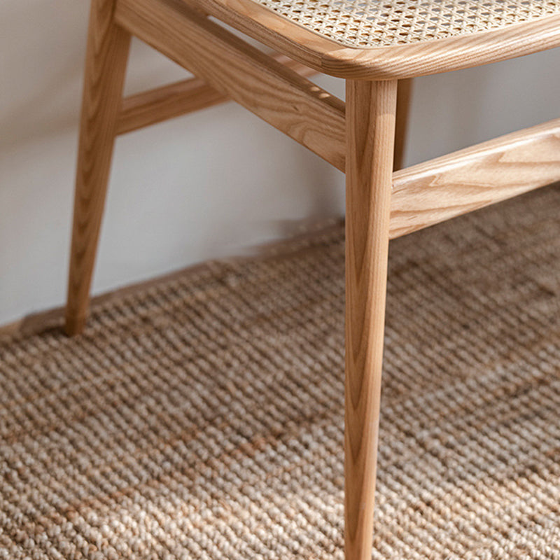 Modern Side Chair Solid Wood Armless Dining Chair for Home Use