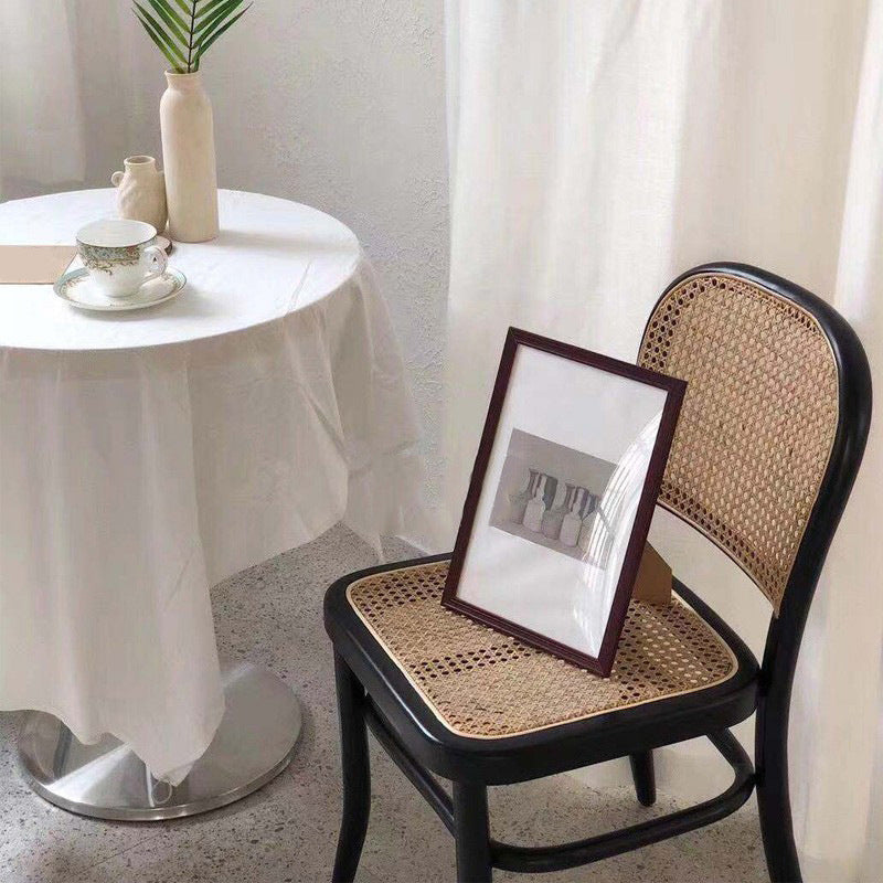 Modern Style Chair Solid Wood Open Back Dining Chair for Home