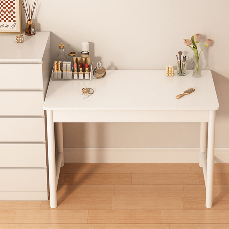 White Contemporary Make-up Vanity Wood Vanity Dressing Table