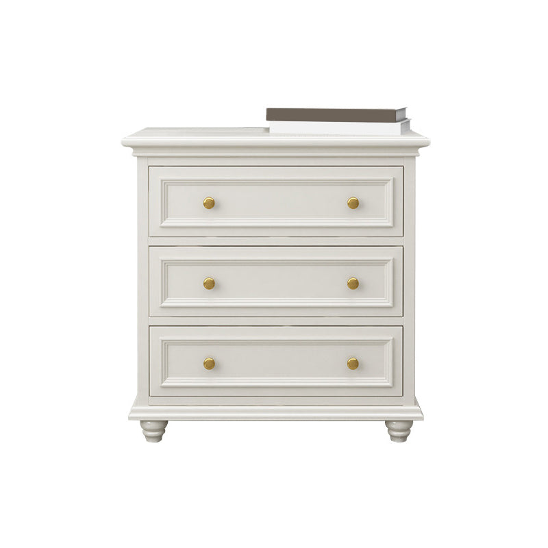 Solid Wood Storage Chest Dresser Classic Glam Chest with Drawers