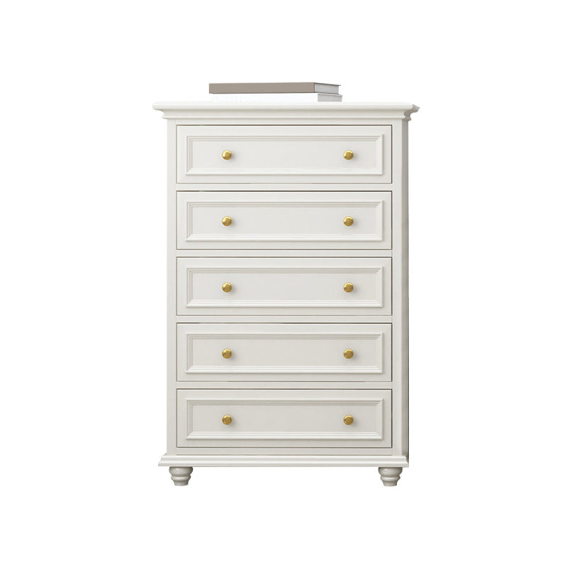 Solid Wood Storage Chest Dresser Classic Glam Chest with Drawers