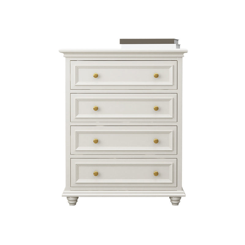 Solid Wood Storage Chest Dresser Classic Glam Chest with Drawers