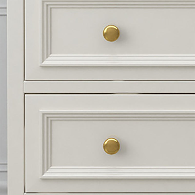 Solid Wood Storage Chest Dresser Classic Glam Chest with Drawers