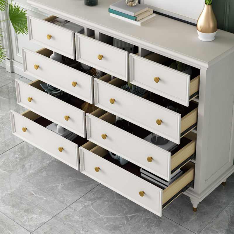 Solid Wood Storage Chest Dresser Traditional Dresser with Drawers