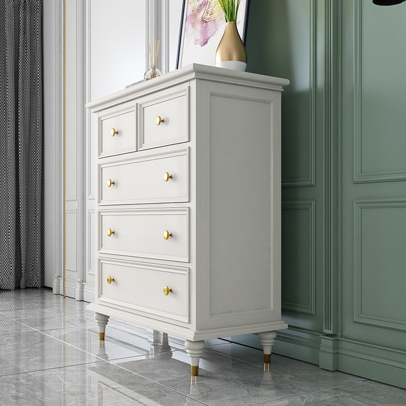 Solid Wood Storage Chest Dresser Traditional Dresser with Drawers