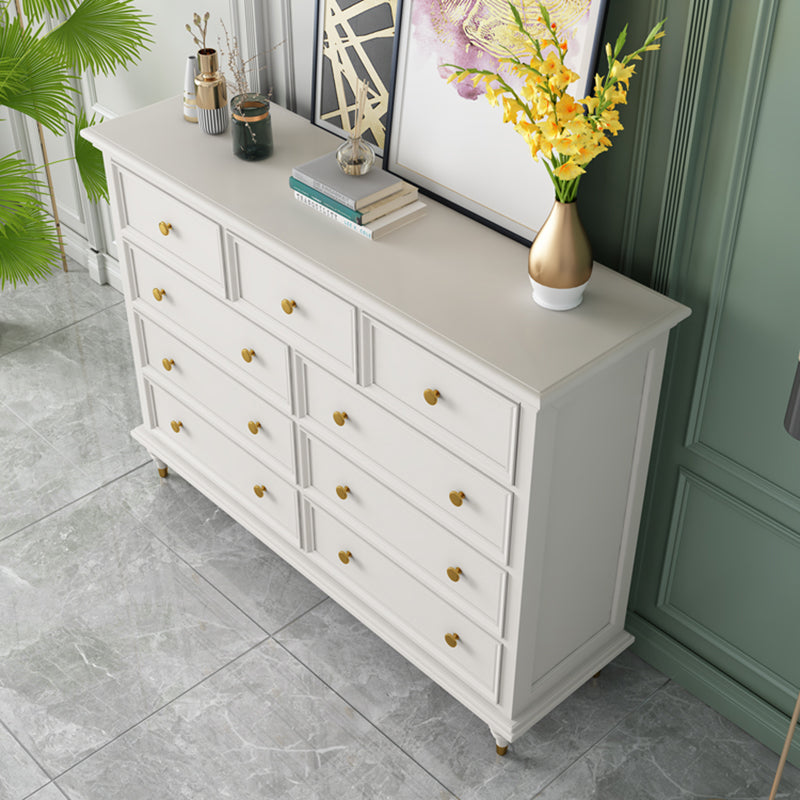 Solid Wood Storage Chest Dresser Traditional Dresser with Drawers