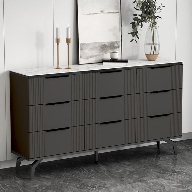 11.7-inch Width Contemporary Storage Chest Stone Storage Chest Dresser