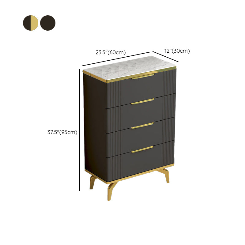 11.7-inch Width Contemporary Storage Chest Stone Storage Chest Dresser