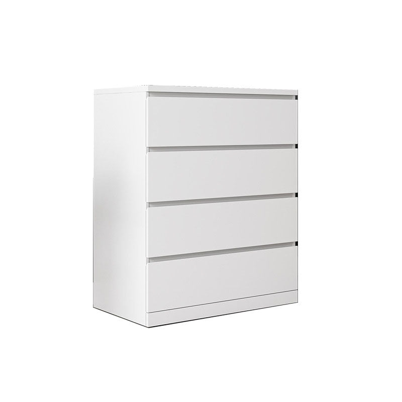 Contemporary Storage Chest Bedroom Engineered Wood Chest with Drawers