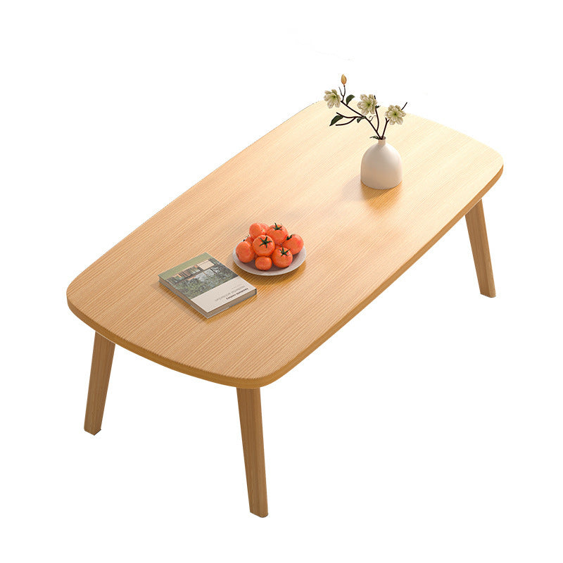16"H Contemporary Coffee Table Folding Wooden Coffee Cocktail Table