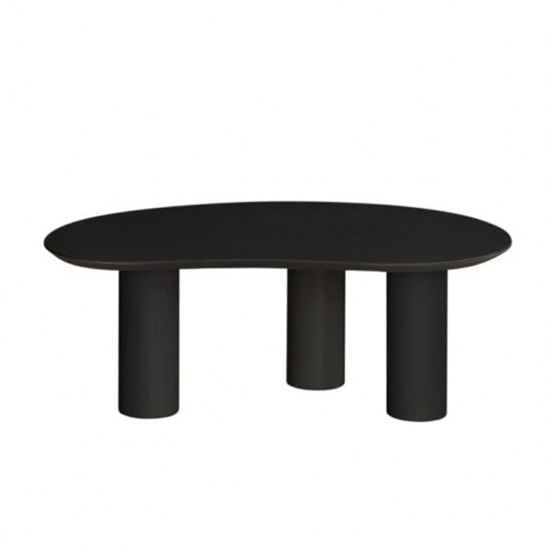 Wooden Geometric Contemporary Coffee Table 3 Legs Coffee Table