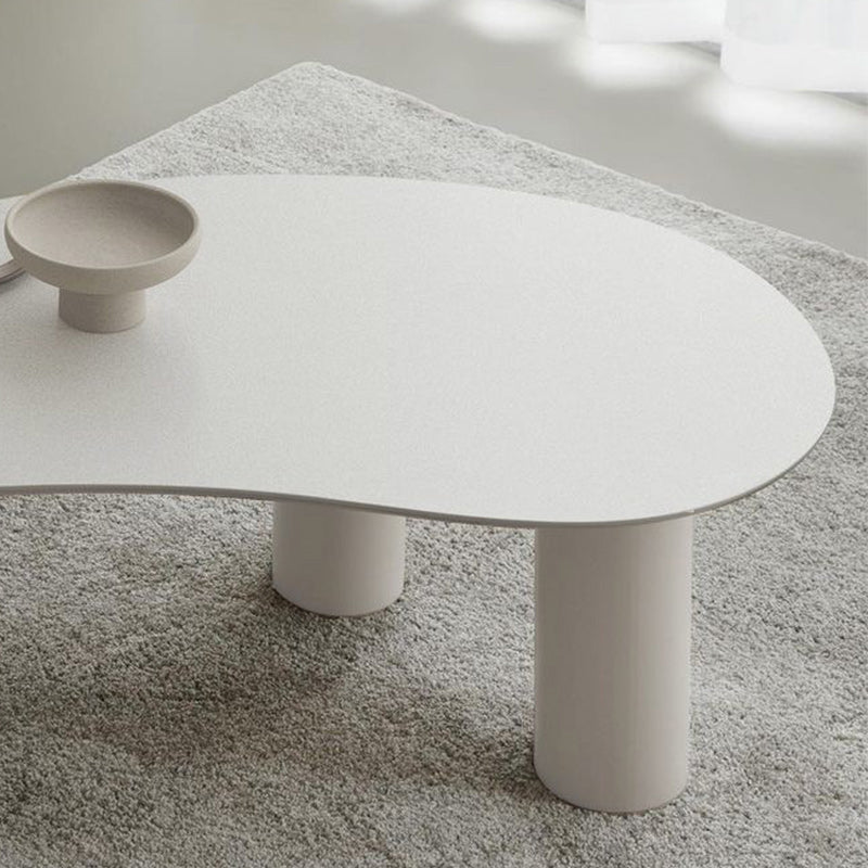 Wooden Geometric Contemporary Coffee Table 3 Legs Coffee Table