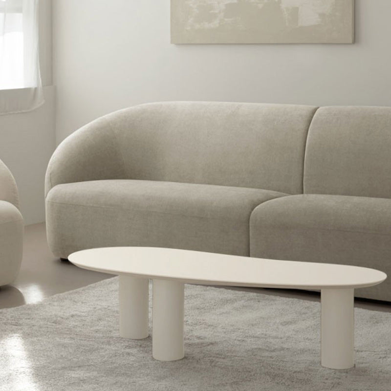 Wooden Geometric Contemporary Coffee Table 3 Legs Coffee Table