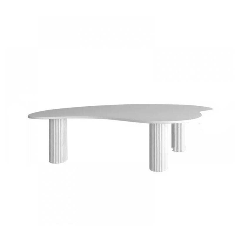 Stone Geometric Contemporary Coffee Table 3 Legs Coffee Table