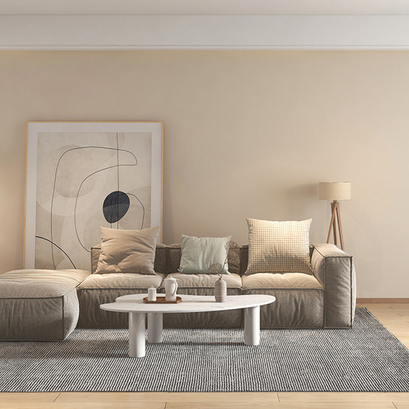 Stone Geometric Contemporary Coffee Table 3 Legs Coffee Table