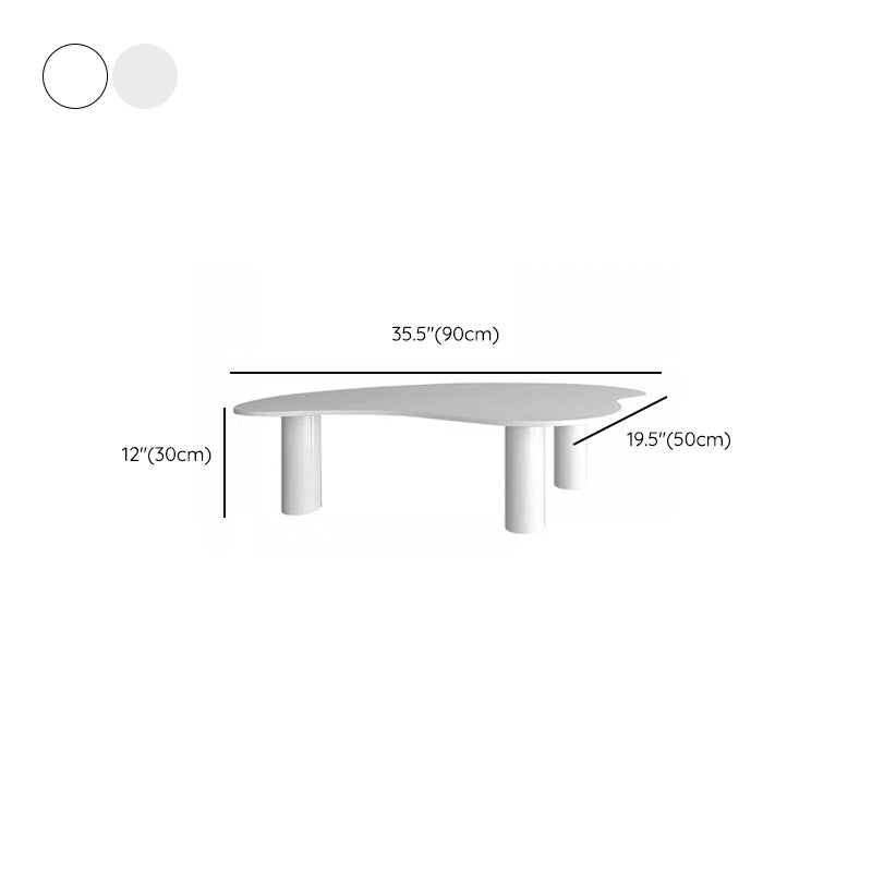 Stone Geometric Contemporary Coffee Table 3 Legs Coffee Table