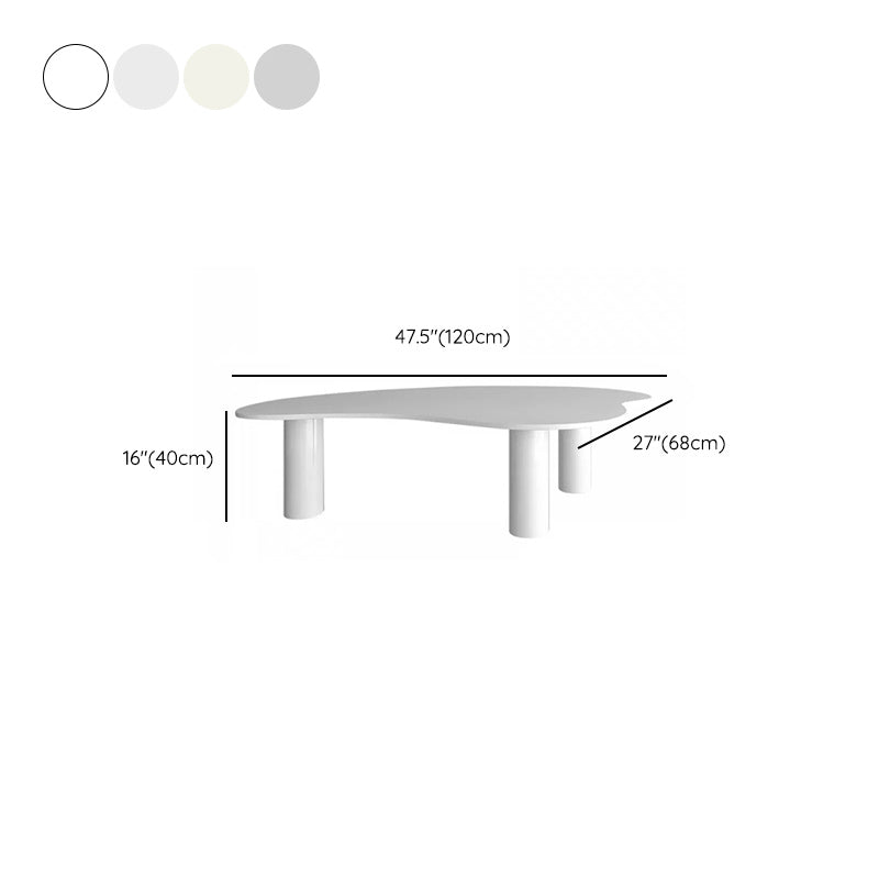 Stone Geometric Contemporary Coffee Table 3 Legs Coffee Table