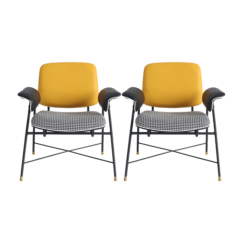 Mid-century Modern Accent Armchair Fixed Back Armchair for Living Room
