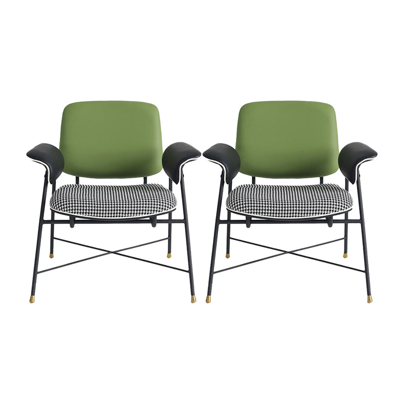 Mid-century Modern Accent Armchair Fixed Back Armchair for Living Room