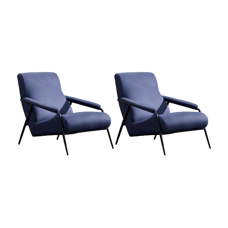 Mid-century Modern Bedroom Accent Armchair Solid Color Arm Chair