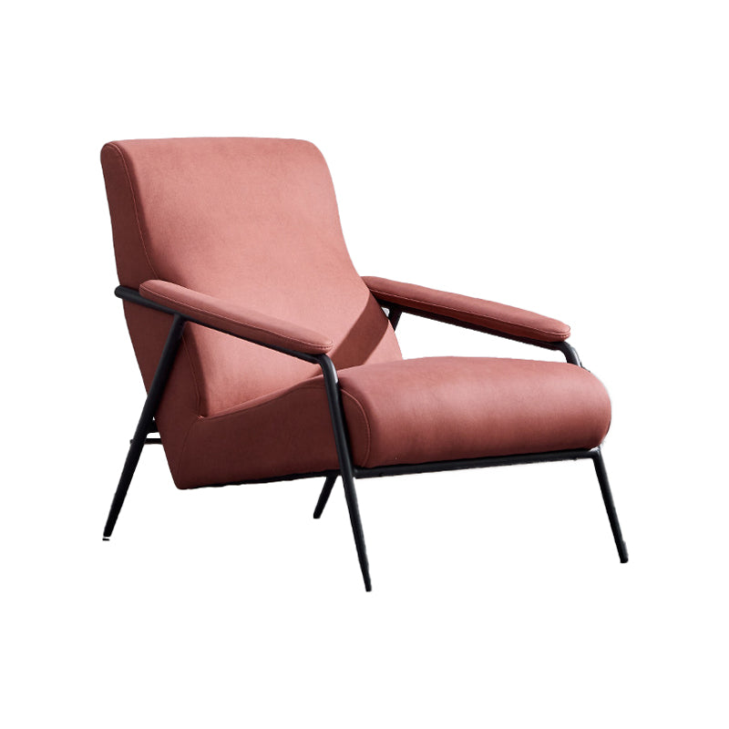Mid-century Modern Bedroom Accent Armchair Solid Color Arm Chair