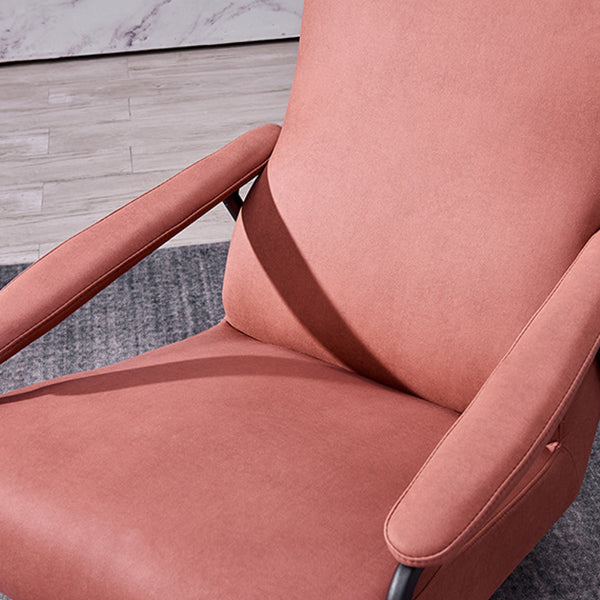 Mid-century Modern Bedroom Accent Armchair Solid Color Arm Chair