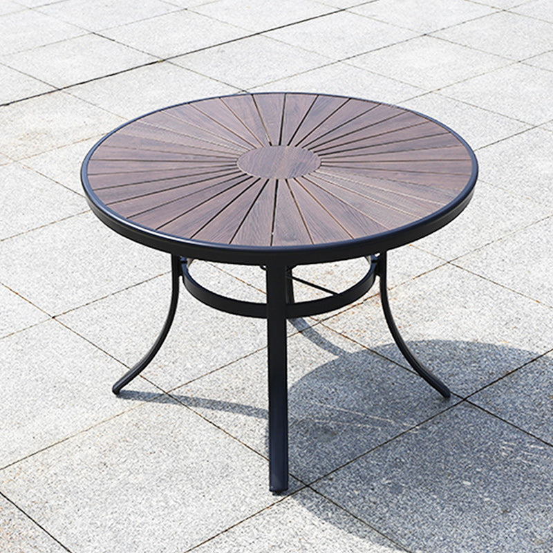 Industrial Dining Table Wood Rust Resistant Table, Water Resistant