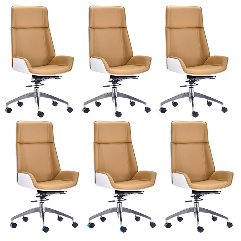 Contemporary Headrest Swivel Chair Executive High Back Office Chair