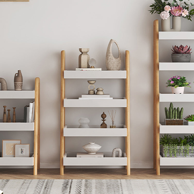 Contemporary Wood Bookshelf Standard Shelves Included Bookcase