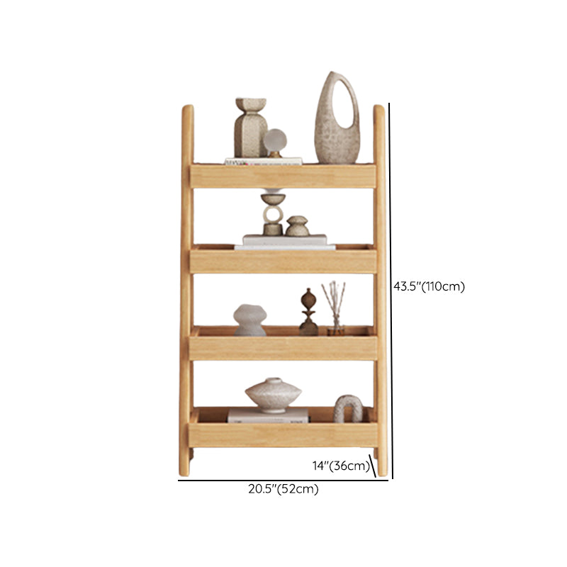 Contemporary Wood Bookshelf Standard Shelves Included Bookcase