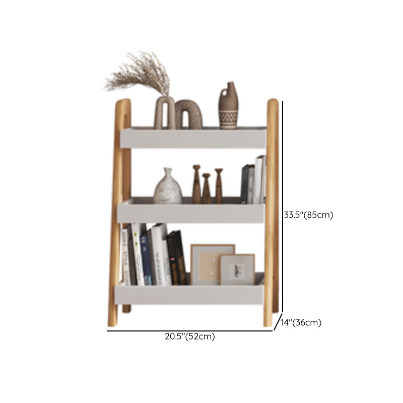Contemporary Wood Bookshelf Standard Shelves Included Bookcase