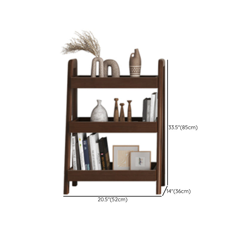Contemporary Wood Bookshelf Standard Shelves Included Bookcase