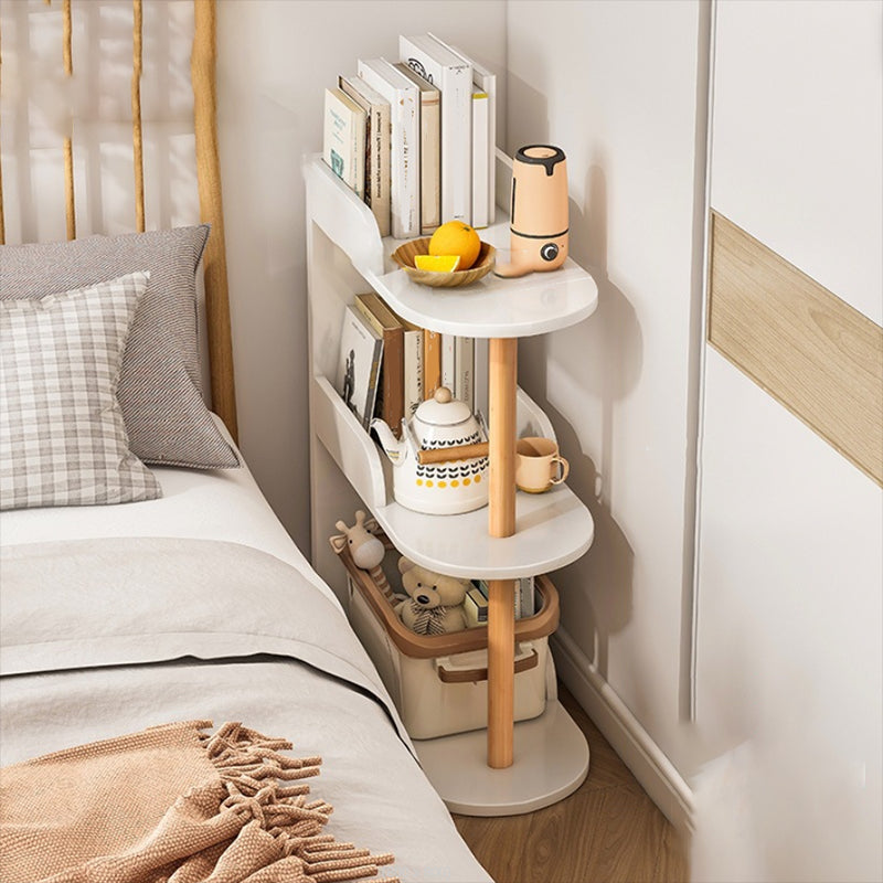 Engineered Wood Bookcase Standard Contemporary Bookshelf with Shelves