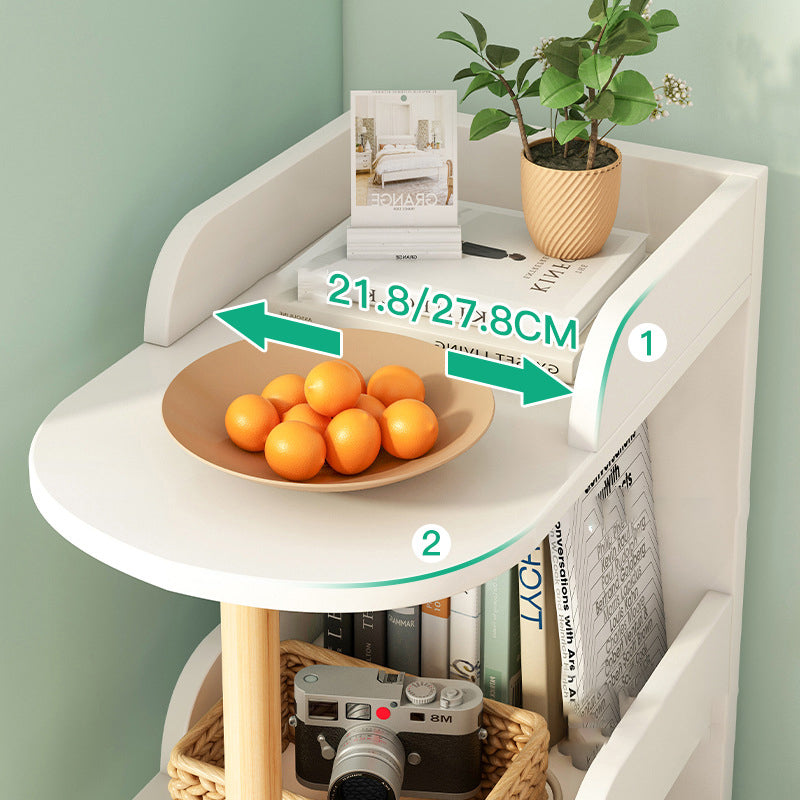 Engineered Wood Bookcase Standard Contemporary Bookshelf with Shelves