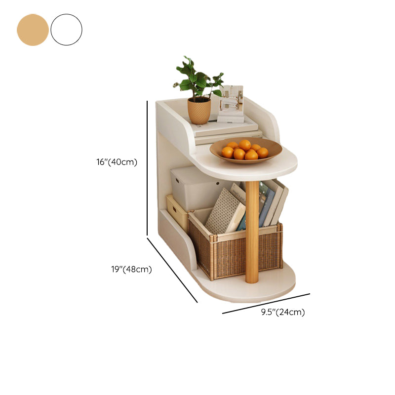 Engineered Wood Bookcase Standard Contemporary Bookshelf with Shelves