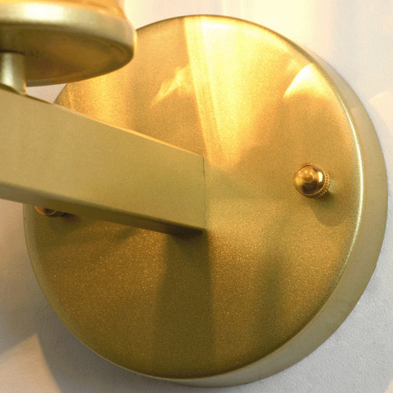 Cylinder Shape Wall Lamp Modern Style Crystal 1 Light Wall Light in Clear