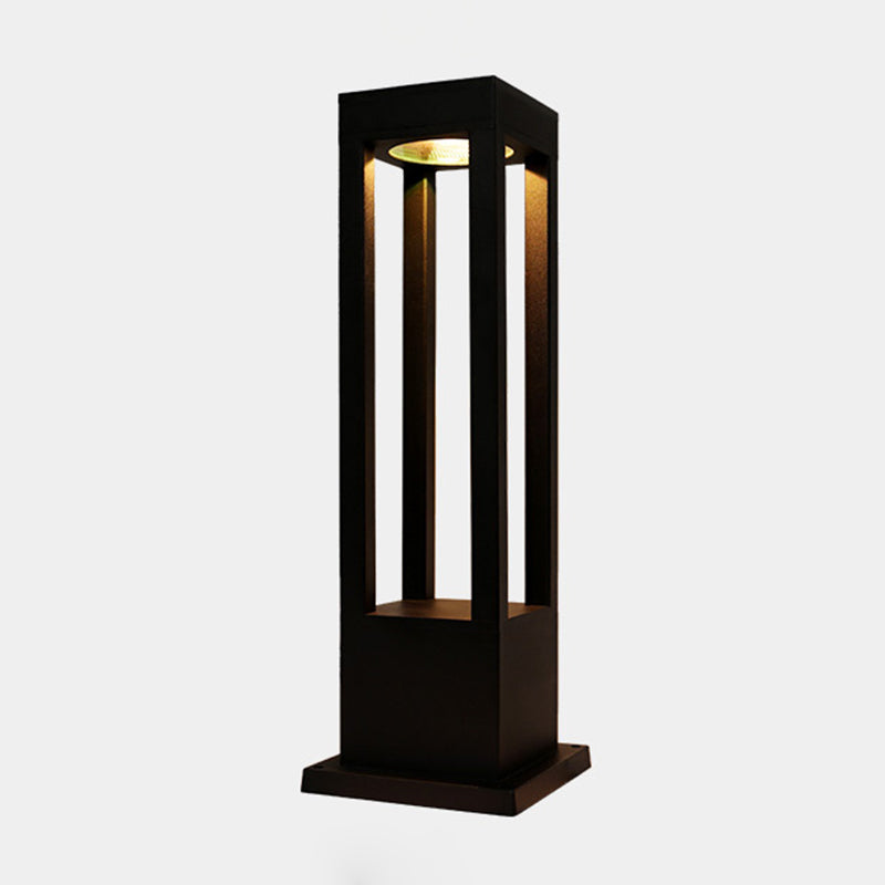 Nordic Style Aluminum Pillar Lamp Geometry Shape Pillar Light for Outdoor