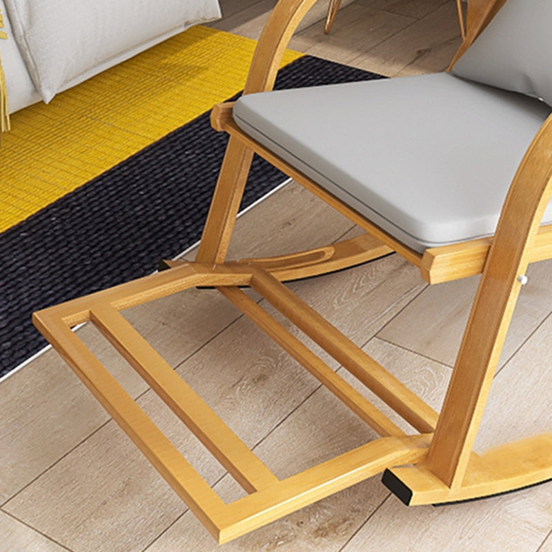 Modern Wicker Rocker Chair Metal Frame Rocker Chair for Outdoor