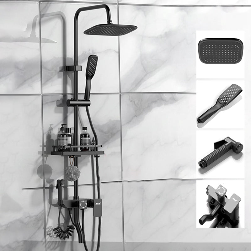 Modern Style Shower System Spot Resist Wall Mounted Shower System