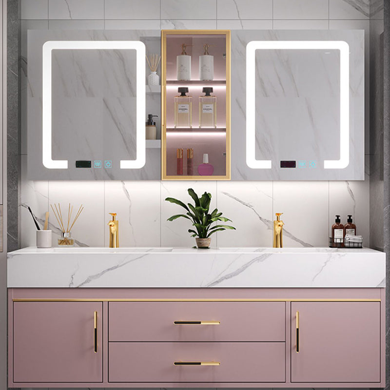 Modern Style Bathroom Vanity Set Solid Wood Bathroom Vanity Set
