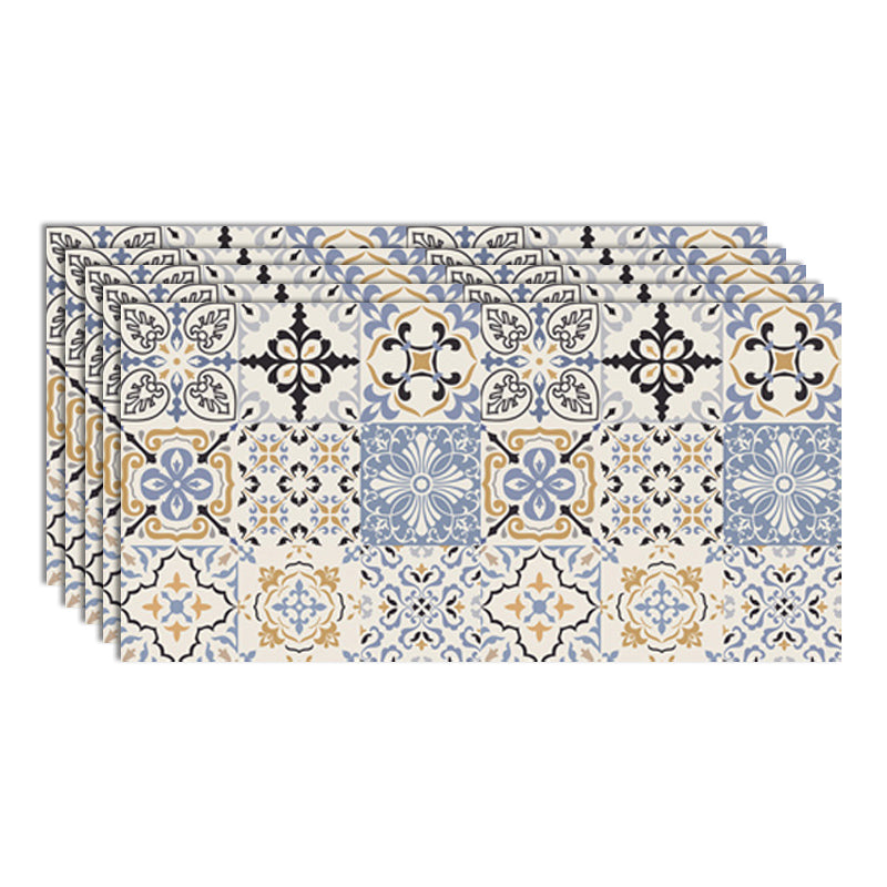 Contemporary Wallpaper Single Tile Bathroom Wallpaper with Rectangle Shape