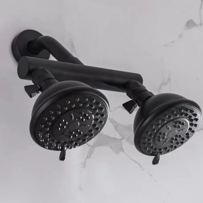 Contemporary Style Shower Head Double Bathroom Shower Heads with Round Shape