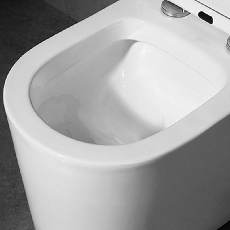 Traditional Cotton White Urine Toilet Siphon Jet Toilet Bowl with Toilet Seat