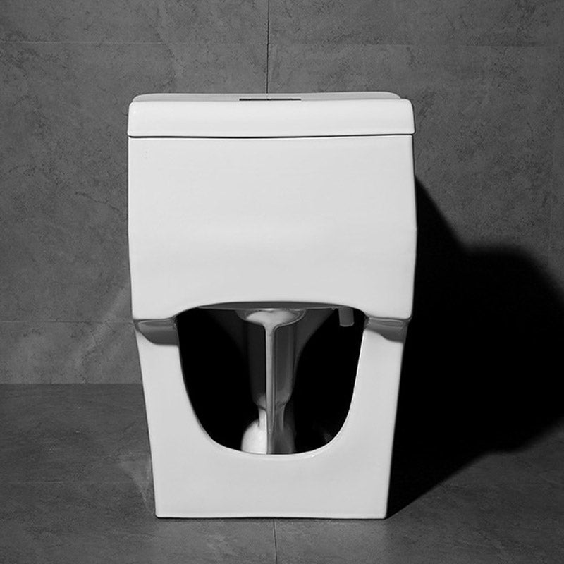 Traditional Cotton White Urine Toilet Siphon Jet Toilet Bowl with Toilet Seat