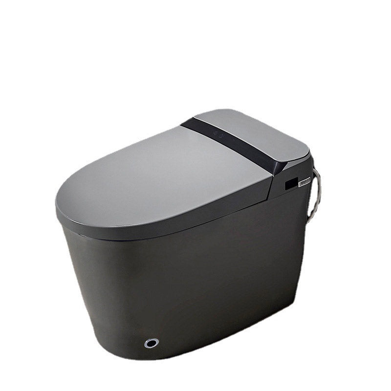 Floor Mounted Flush Toilet All-In-One Siphon Jet ABS Toilet Bowl