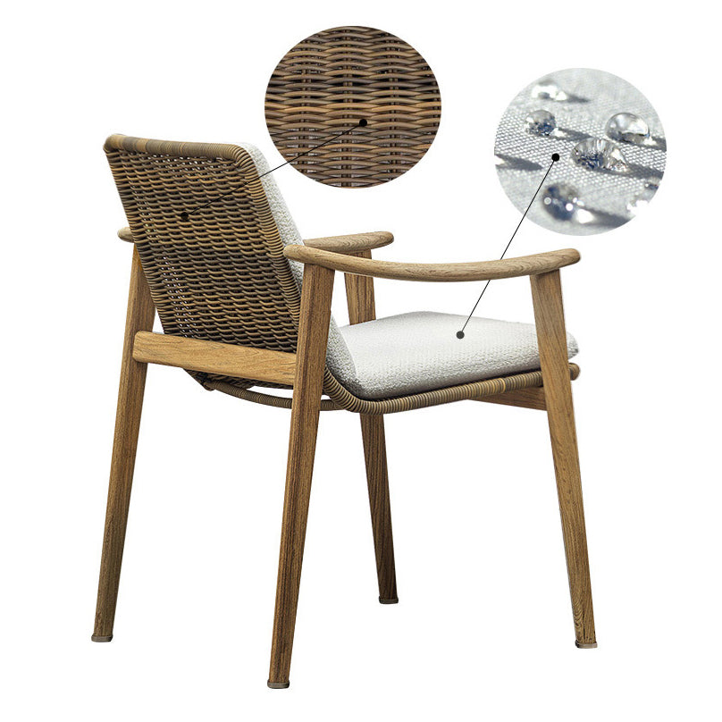 Boho 1/5/6 Pieces Dining Wooden Set Rectangle Wood Dining Table Set