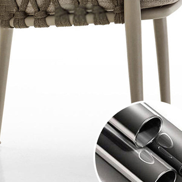 Boho Style 1/7 Pieces Dining Stone Set Rectangle Dining Table Set