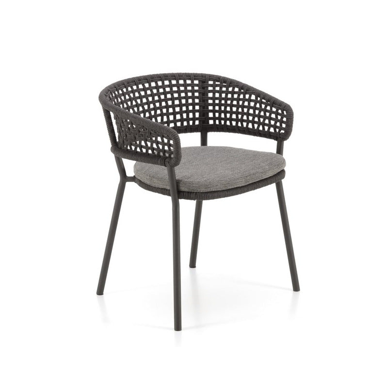 Boho Style 1/3/7 Pieces Dining Stone Set Metal Dining Table Set for Outdoor