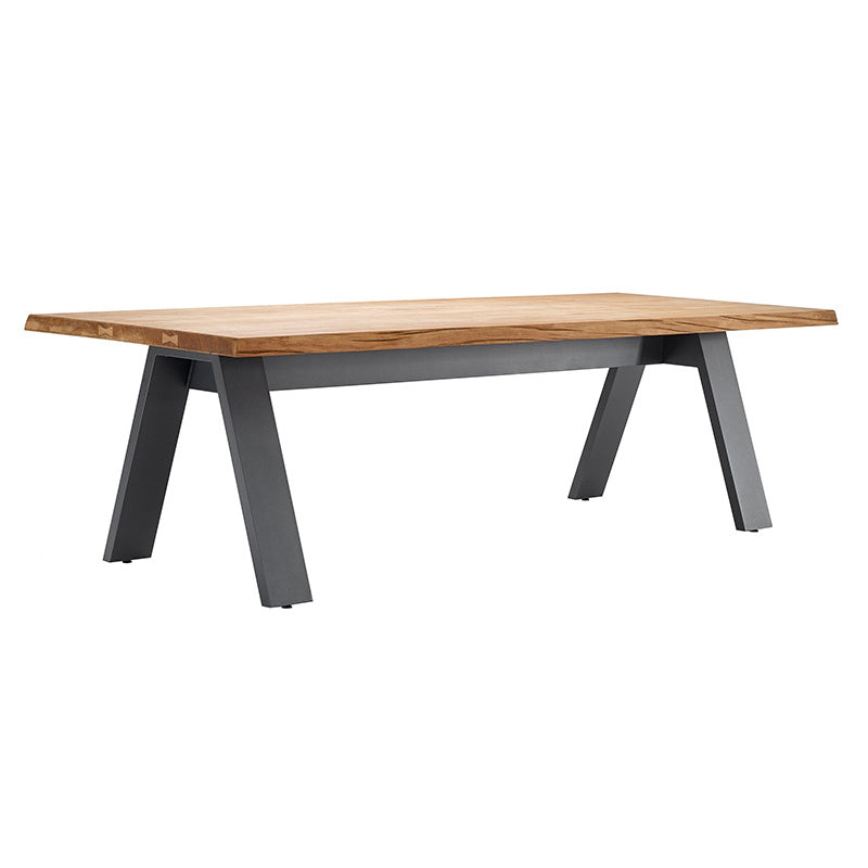 Boho Style 1/3/5/7 Pieces Dining Metal Set Wooden Dining Table Set for Outdoor